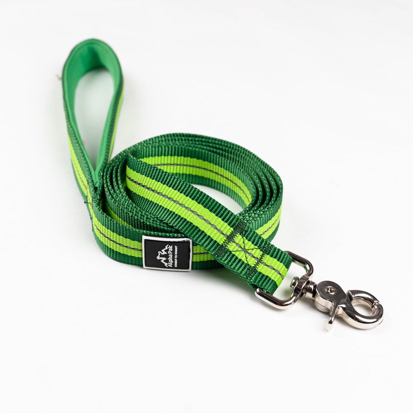 Appalachian Kiwi Green Flat Dog Leash