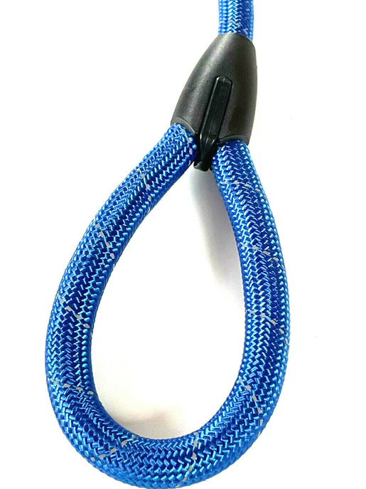 Large Dog Leash Rope Heavy Duty Reflective Nylon Material Excellent 3ft Size Blue