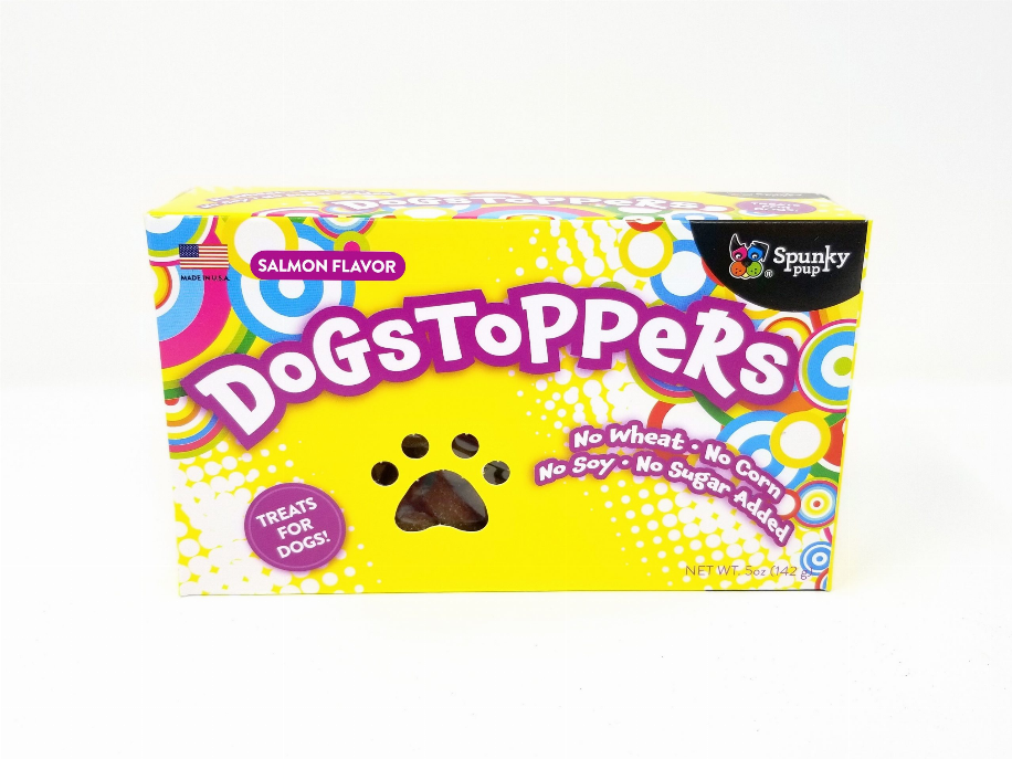 Dogstoppers Dog Treats, Salmon Flavor, 5 oz